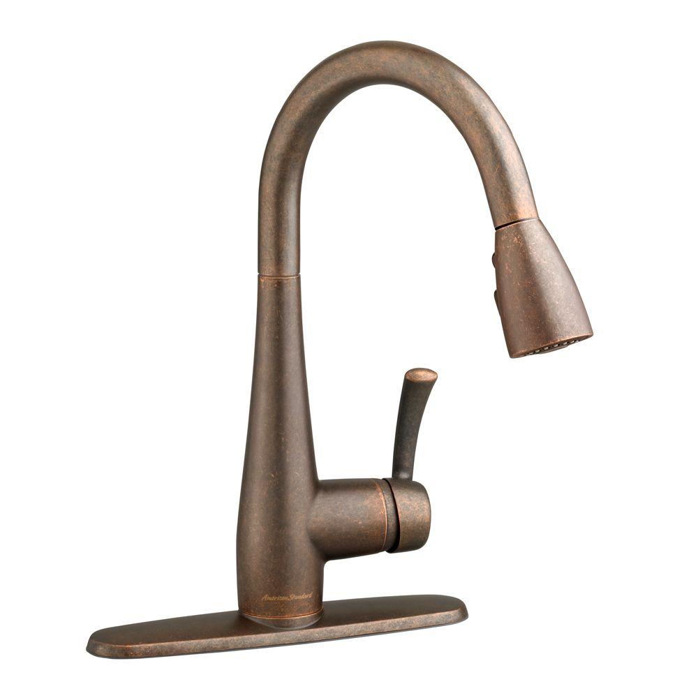 GROHE Parkfield SingleHandle PullDown Sprayer Kitchen Faucet in Oil Rubbed Bronze with Dual