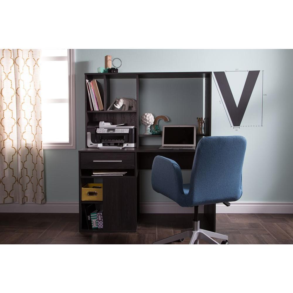 South S Annexe Gray Oak Desk 9060070 The Home Depot South S Annexe Gray Oak Desk