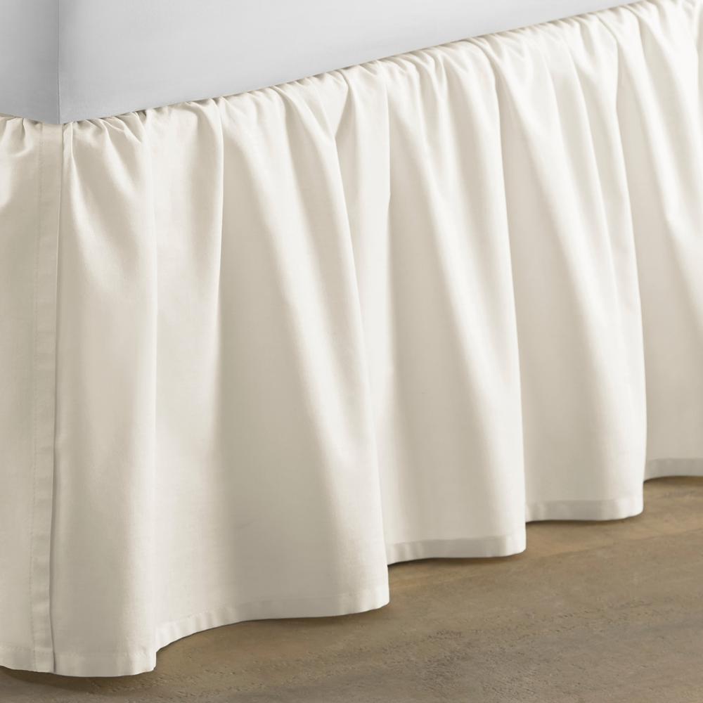 cotton bed skirt