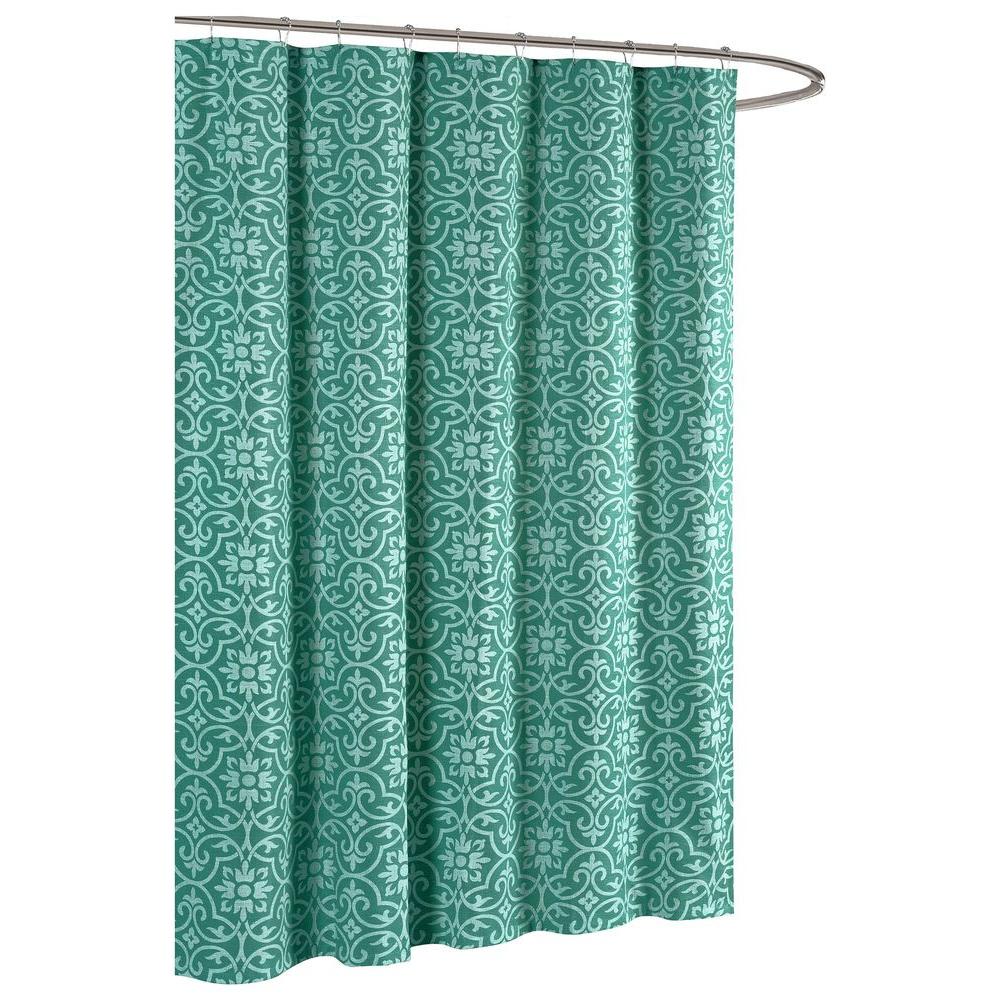 Green Shower Curtains Shower Accessories The Home Depot