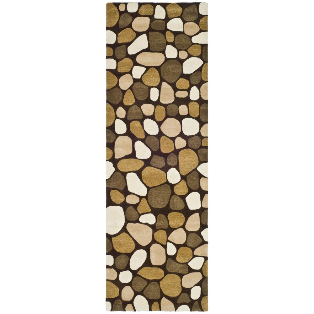 Safavieh Soho Area Rug - Dark Brown/Multi