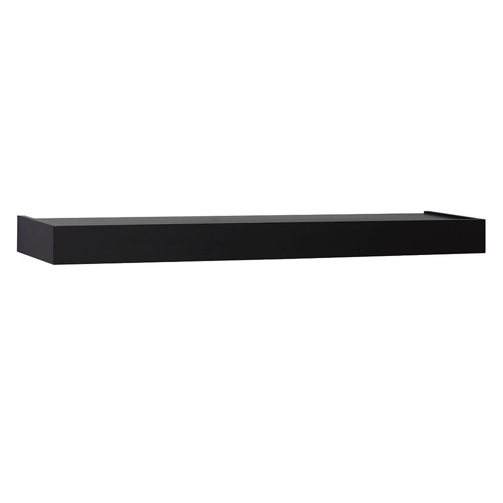 Knape Vogt 36 In W X 2 5 In D Wall Mounted Black Decorative