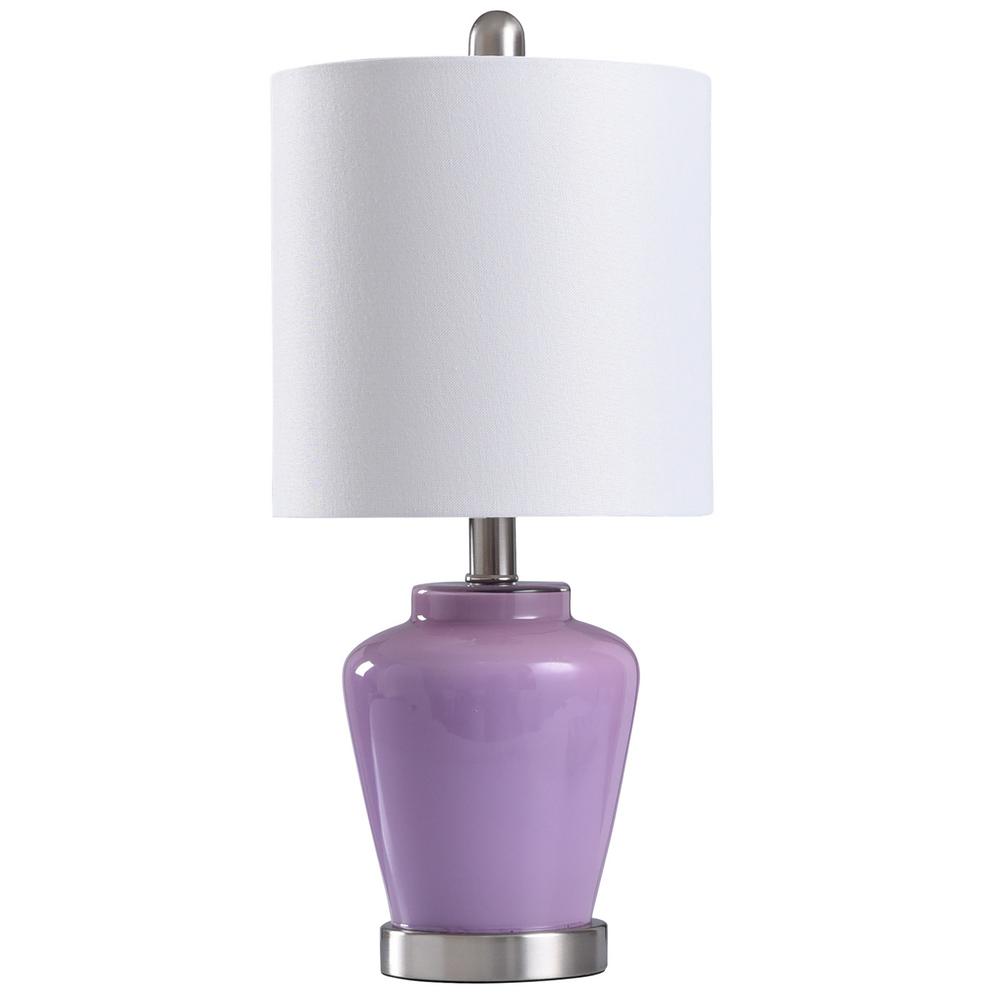 lilac bedside lamps