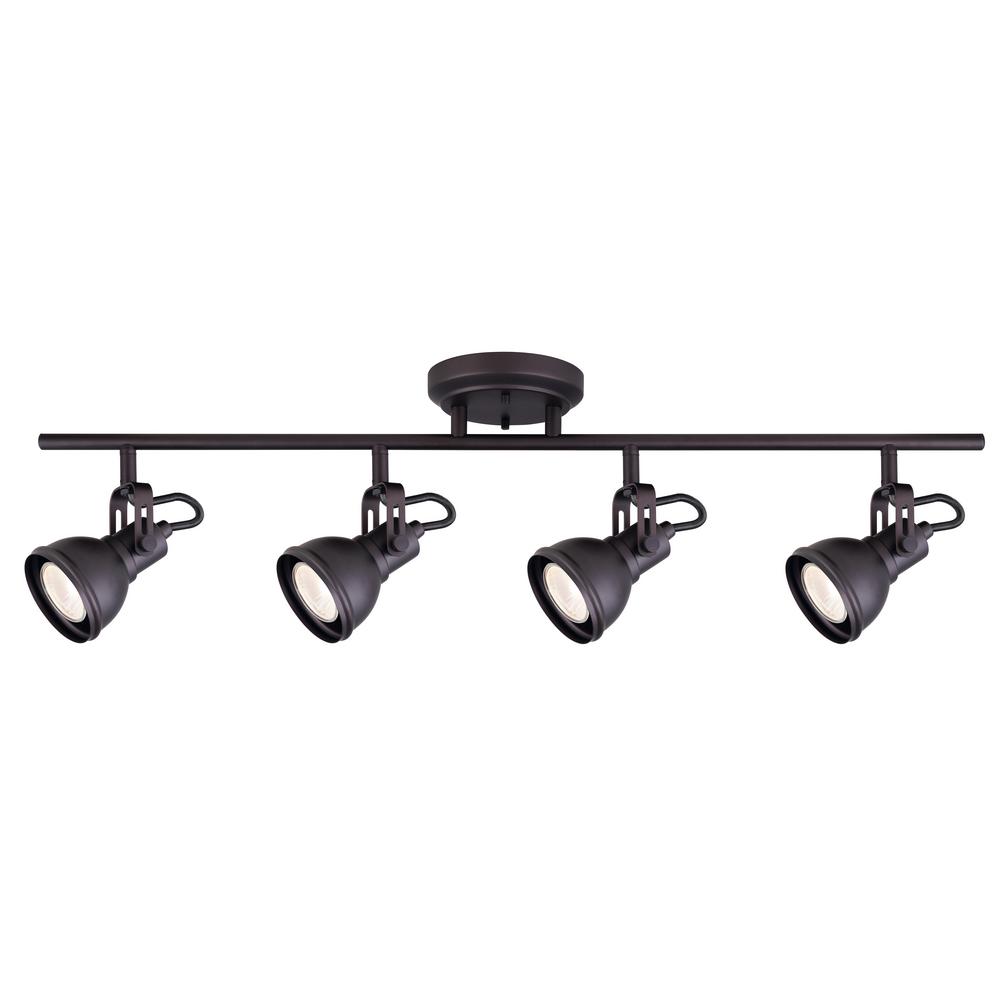 Bronze Track Lighting Lighting The Home Depot