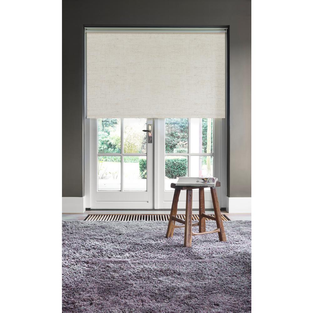 Cocoon by Coulisse CuttoWidth Natural Linen Fabric Blackout Cordless
