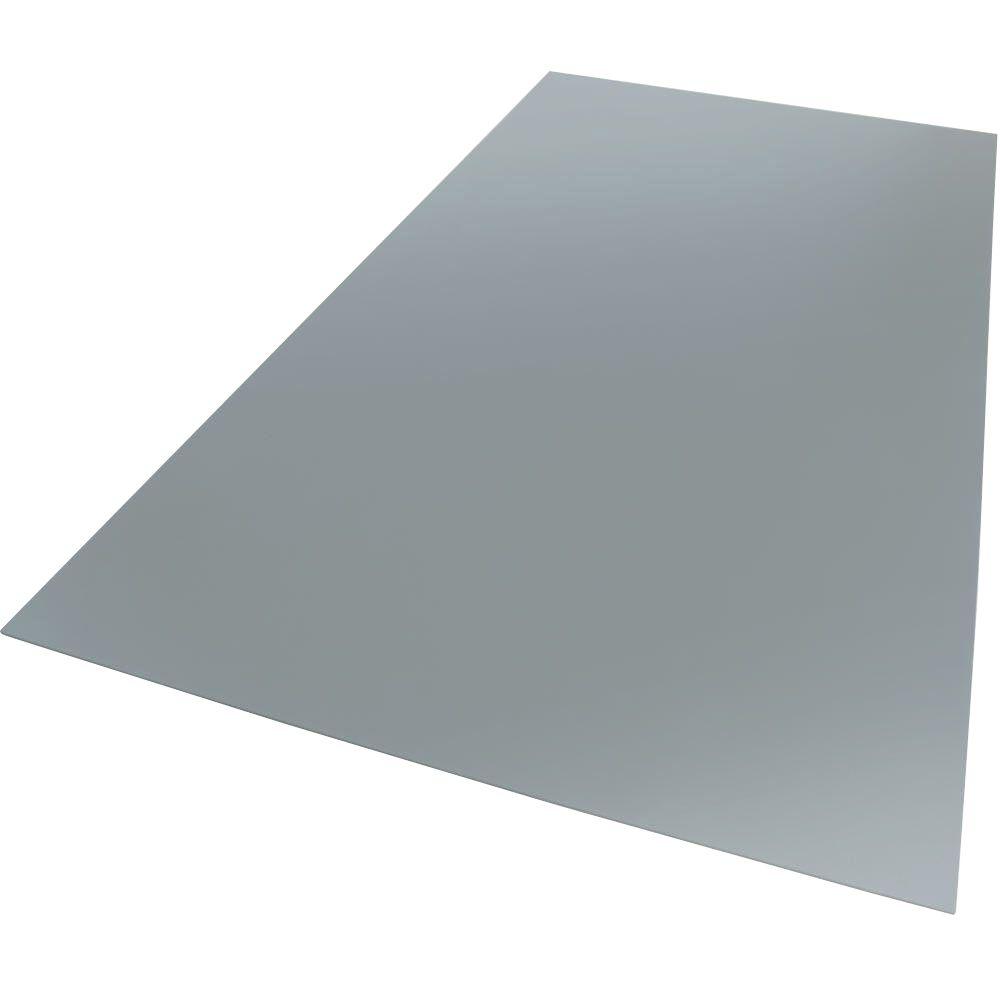 Palight Projectpvc 12 In X 12 In X 0 118 In Foam Pvc Grey Sheet