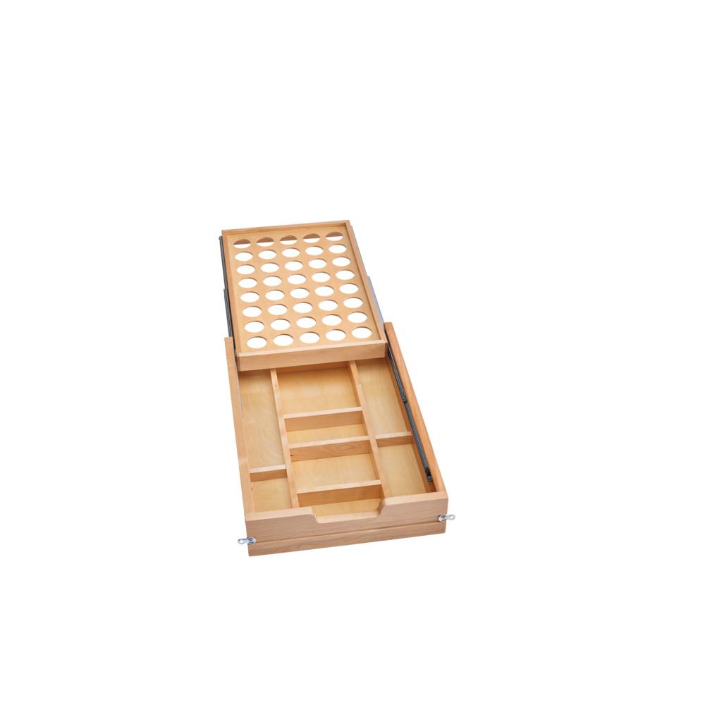 Rev A Shelf 4 25 In H X 15 In W X 21 5 In D Tiered Kcup Drawer