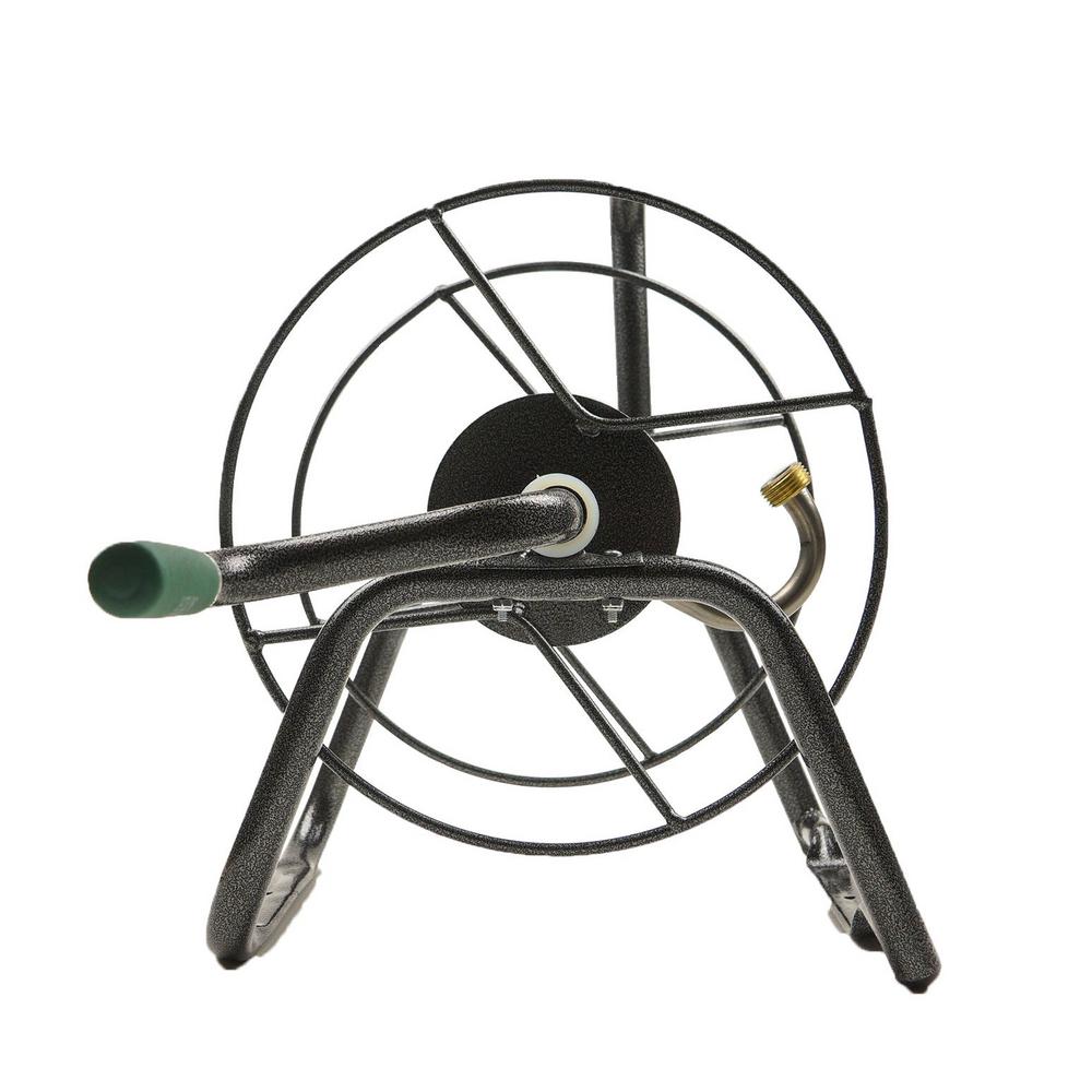 Lewis Tools Yard Butler Handy Reel Heavy Duty Ground And Wall Mount Water For Garden Hose Ihr 1slv The Home Depot - Metal Garden Hose Reel Home Depot Lewis Tools Yard Butler Handy Reel Heavy Duty Ground And Wall Mount Water For Garden Hose Ihr 1slv The Home Depot - Metal Garden Hose Reel Home Depot