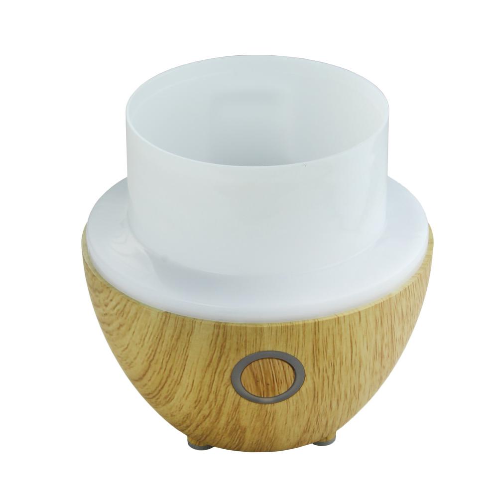 Comfort Zone 3 55 Fl Oz Ultrasonic Aroma Essential Oil Diffuser With Soothing Cool Mist And Led Features Czad10 The Home Depot