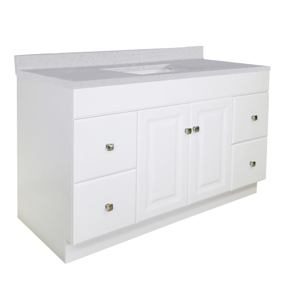 UPC 044321000073 product image for Design House Wyndham RTA 49 in. x 22 in. 2-Door 4-Drawer Vanity in White with CM | upcitemdb.com