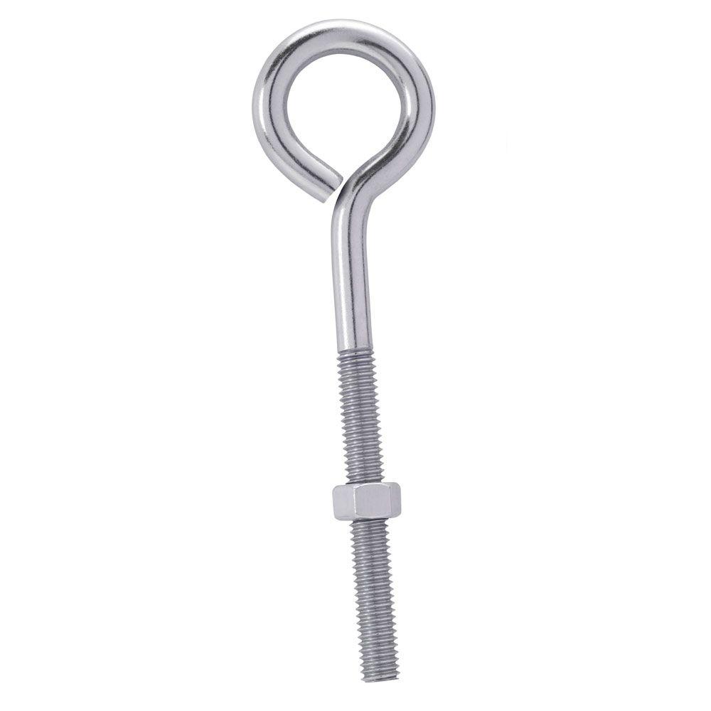 Everbilt 5/16 in. x 33/4 in. Stainless Steel Eye Bolt with Nut803574
