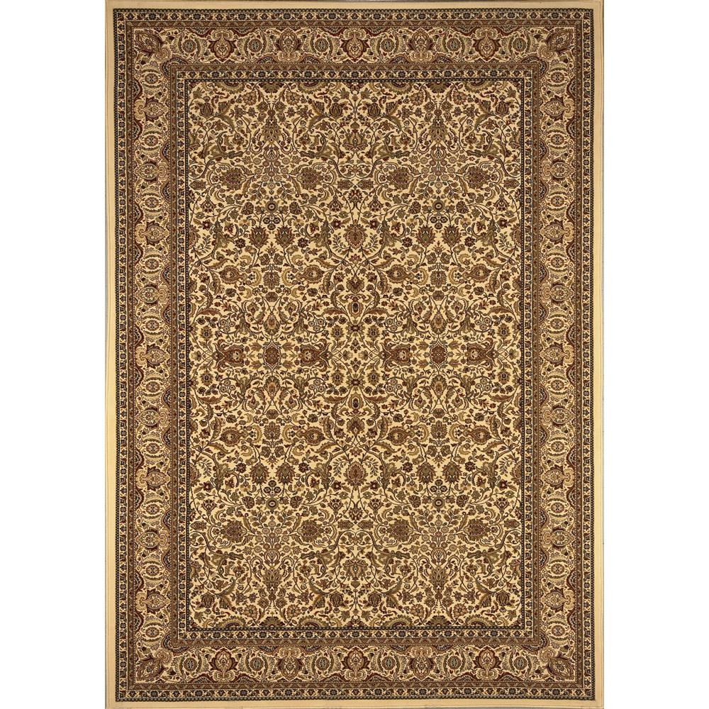 Home Dynamix Super Kashan Ivory 2 ft. 7 in. x Your Choice Length
