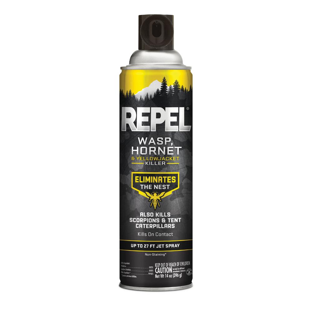 Repel 14 oz. Aerosol Wasp Hornet and Yellow Jacket Killer ...