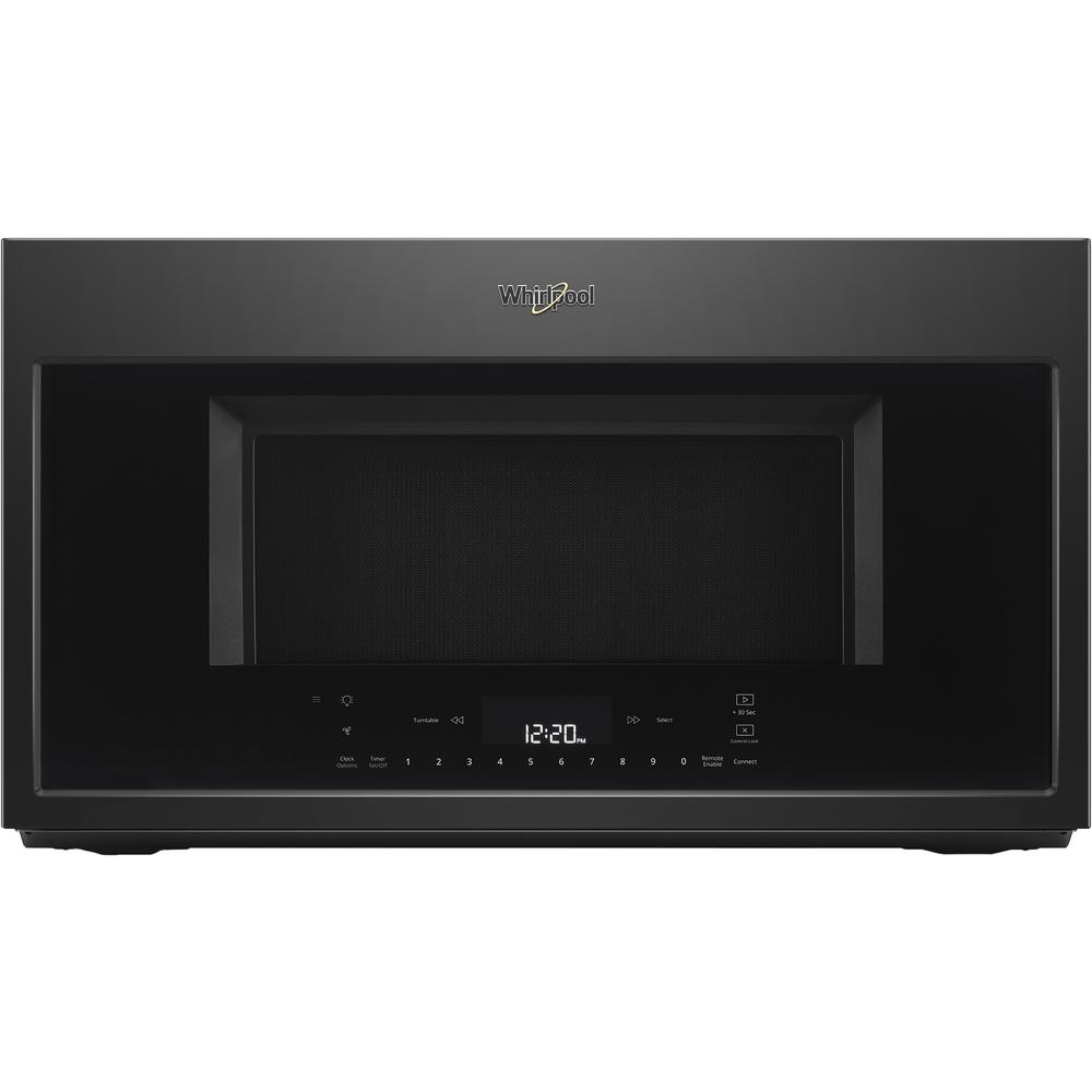 Whirlpool 1 9 Cu Ft Smart Over The Range Convection Microwave In