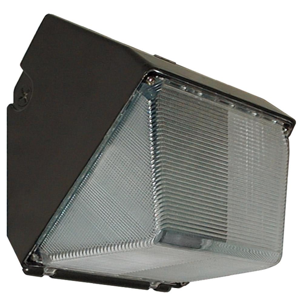 Radiance 23 Watt Bronze Integrated Led Outdoor Small Wall Pack Light With Polycarbonate Lens