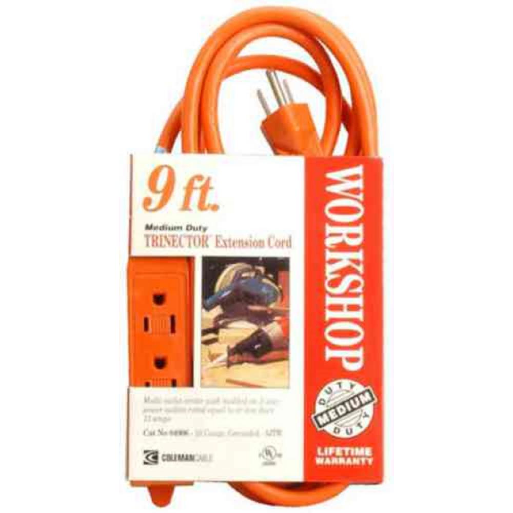 Woods 15 ft. 16/2 SPT2 MultiOutlet (3) Indoor LightDuty Extension