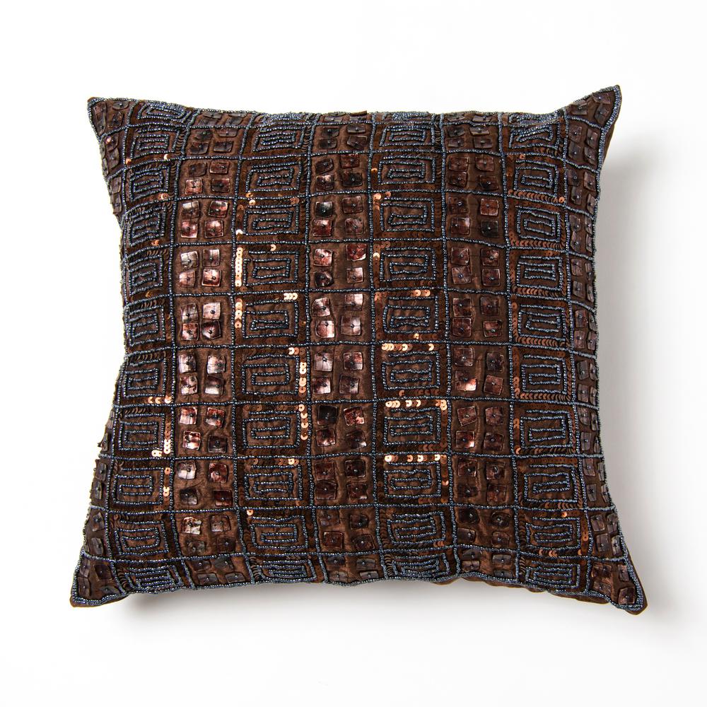 Best Home Fashion Mother Of Pearl Dark Chocolate Solid Polyester