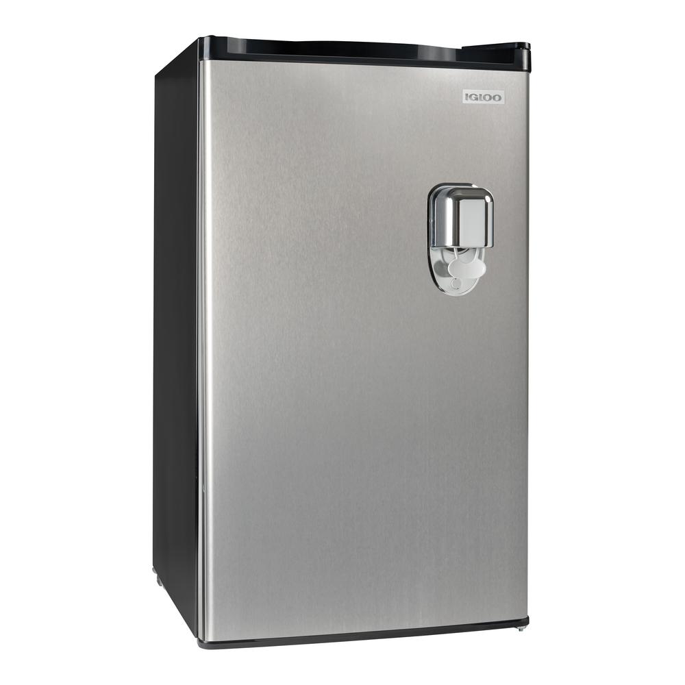 Igloo 3 2 Cu Ft Beverage Dispensing Top Freezer Refrigerator In