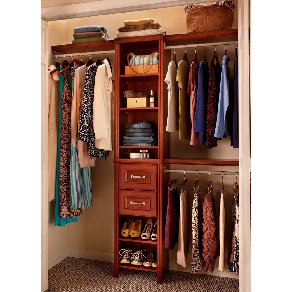 Dark Cherry Closetmaid Wood Closet Systems 30850 31 1000 