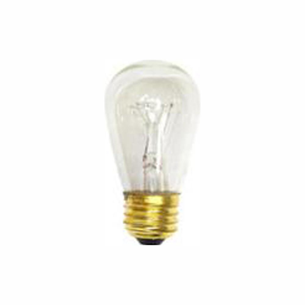 Halco Lighting Technologies Halco 11 Watt S14 Incandescent Light Bulb 25 Pack 9051 S14cl11 The Home Depot