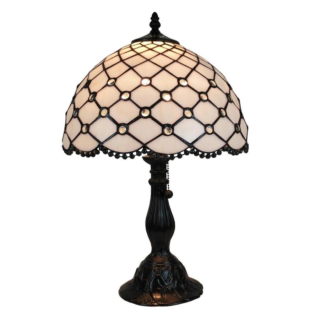 Amora Lighting 19 In Tiffany Style Jewel Table Lamp Am120tl12 The Amora Lighting 19 In Tiffany Style Jewel Table Lamp