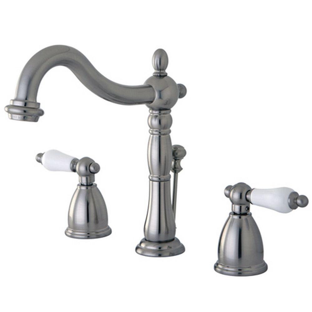 Kingston Brass Victorian 8 In Widespread 2 Handle Bathroom Faucet