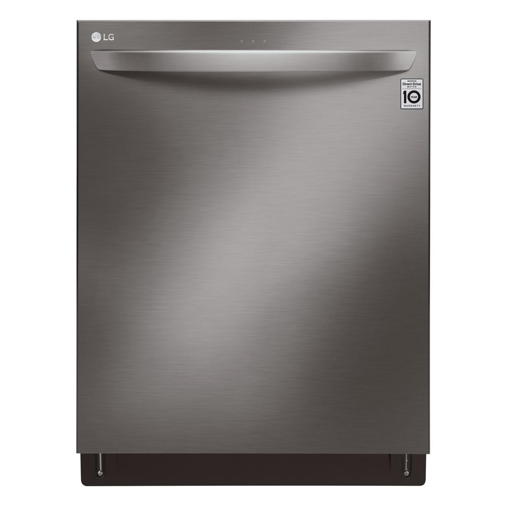 LG Electronics 24 in. Top Control Built-In Smart Dishwasher in PrintProof Black Stainless Steel with Wi-Fi Enabled and QuadWash, 44 dBA was $1049.0 now $700.2 (33.0% off)