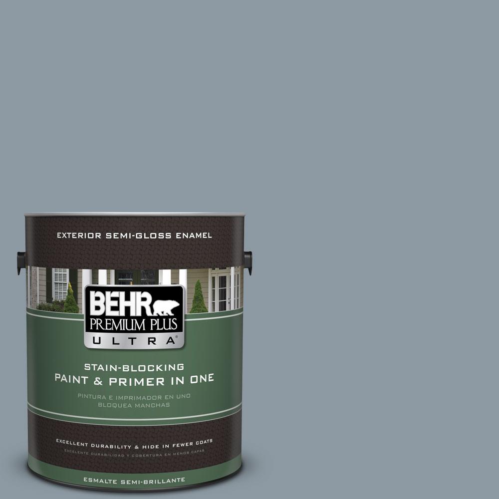 BEHR Premium Plus Ultra 1gal. N4904 Teton Blue Semi