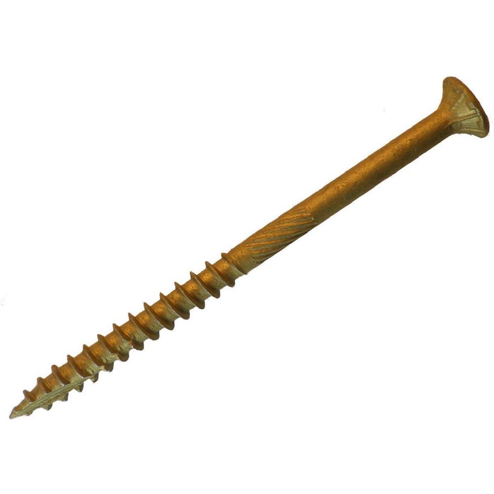 Big Timber #14 X 8 In. Bronze Star Drive Flat Head Wood Screw, 500-Pack ...