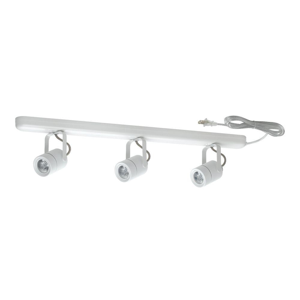 Maximus Track Lighting The Home Depot White Dimmable Track Lighting Set
