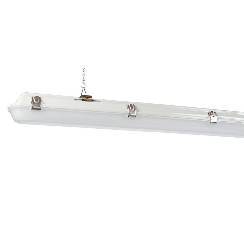 4 Foot Wraparound Light Fixture Fixtures Commercial Electric 4 Ft Bright White Integrated Led Vapor Water