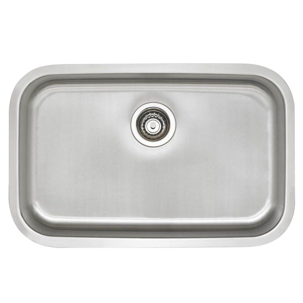 Blanco Stellar Undermount Stainless Steel 28 In Single Bowl Ada Kitchen Sink