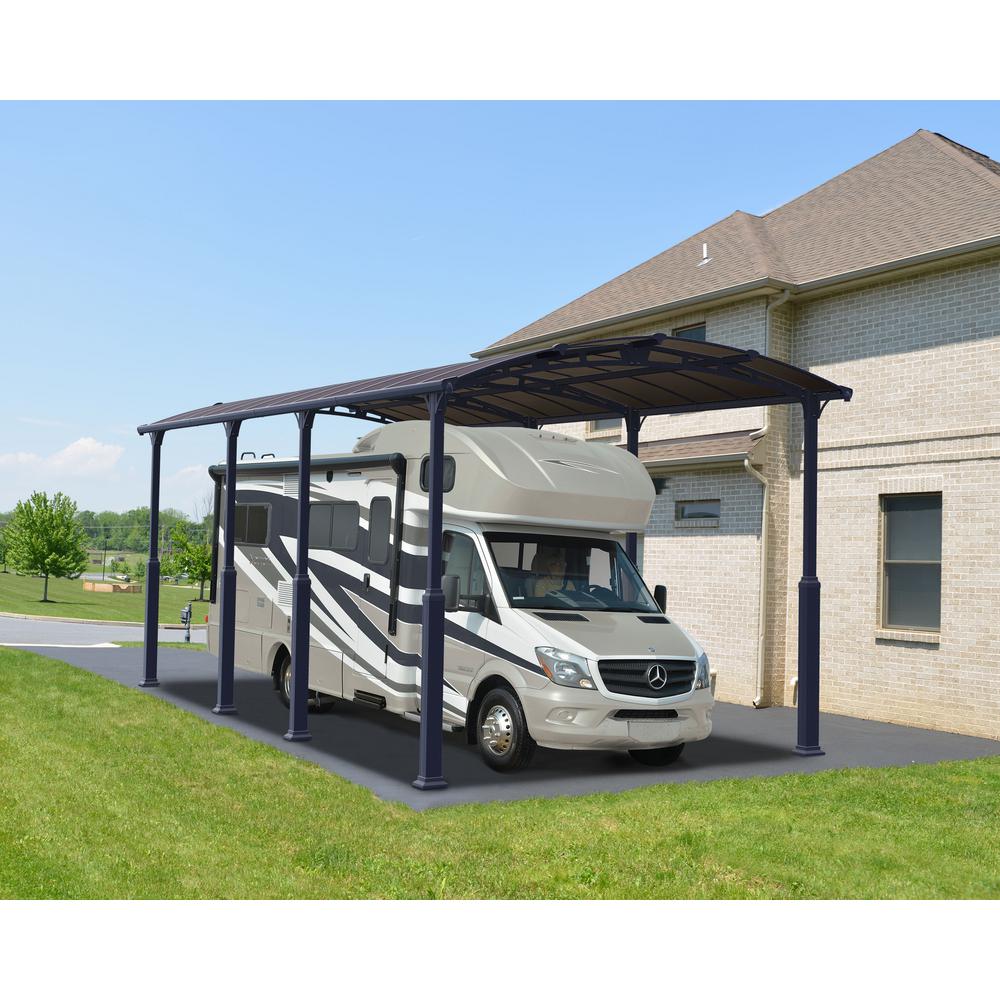 Palram Alpine 8500 12 Ft X 28 Ft Rv Carport And Shelter 705915