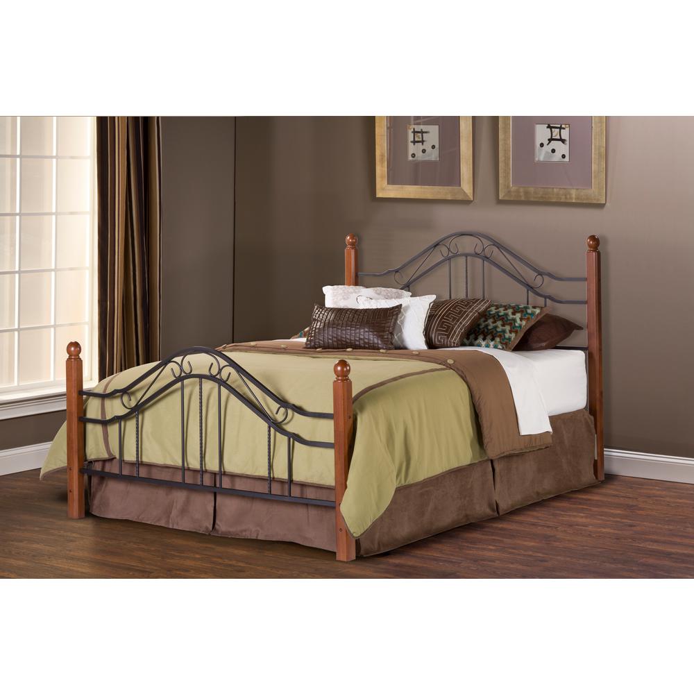 Hillsdale Furniture Madison Textured Black Queen Bed Frame 1010BQR 