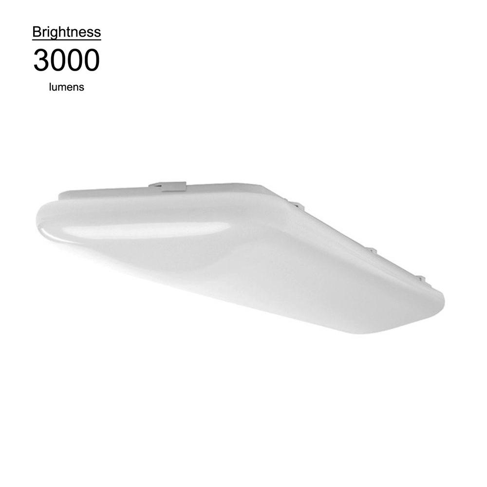 Hampton Bay 4 Ft X 1ft Bright White Rectangular Led Flushmount Bright White Rectangular Led Flushmount Ceiling Light Fixture