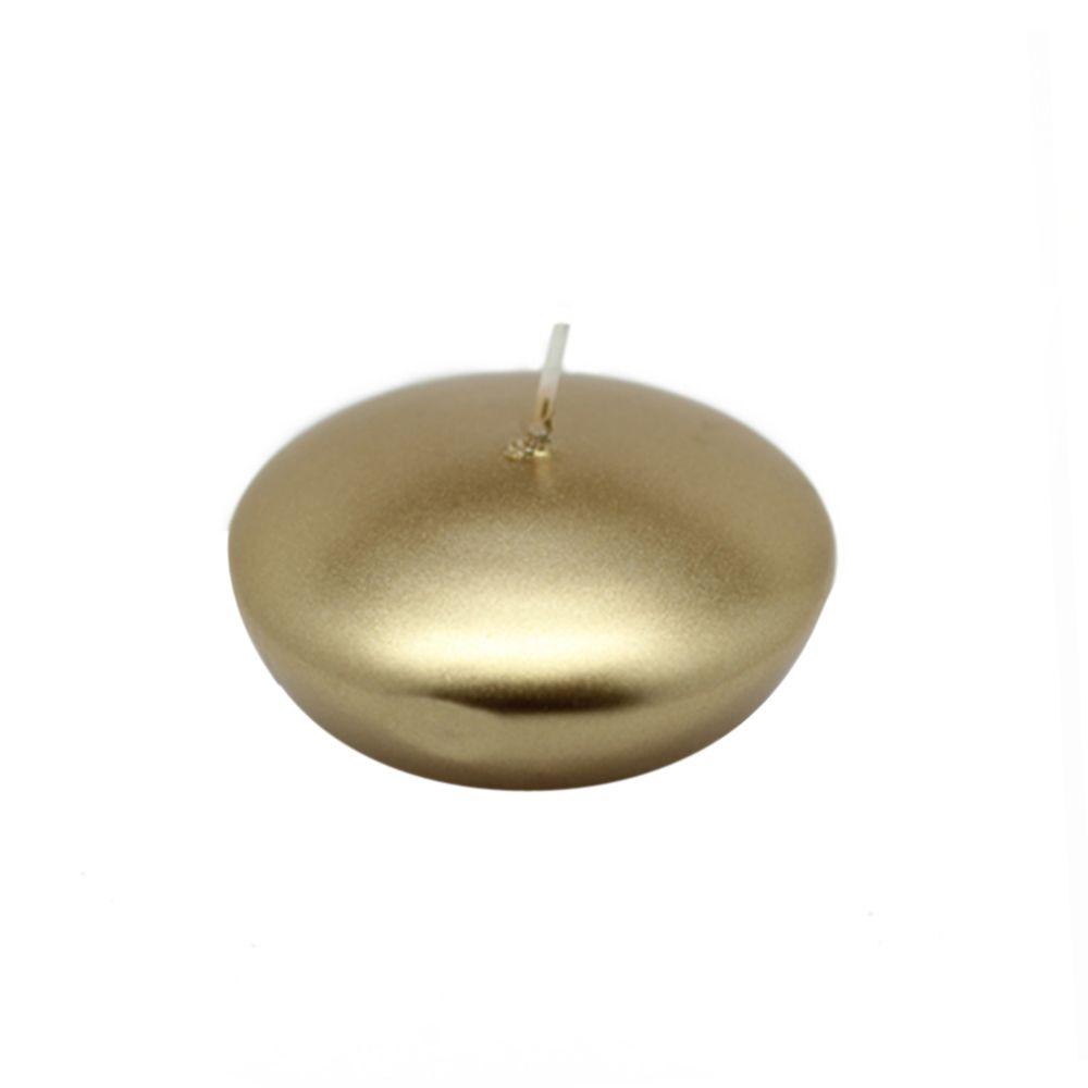 Home Decor Metallic Gold Zest Candle Cfz 065 6 72 Piece Floating Candle 3 Candles Holders