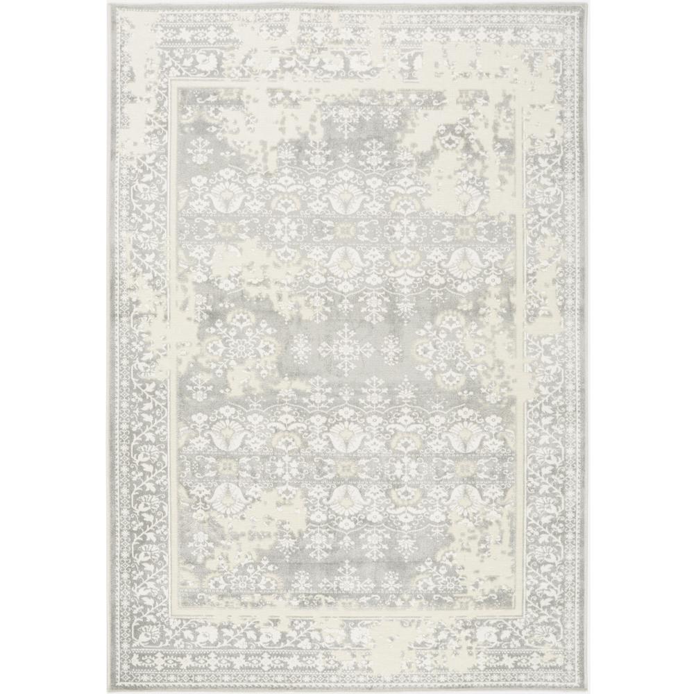 Nicole Miller Infinity Gray 4 Ft X 6 Indoor Area Rug