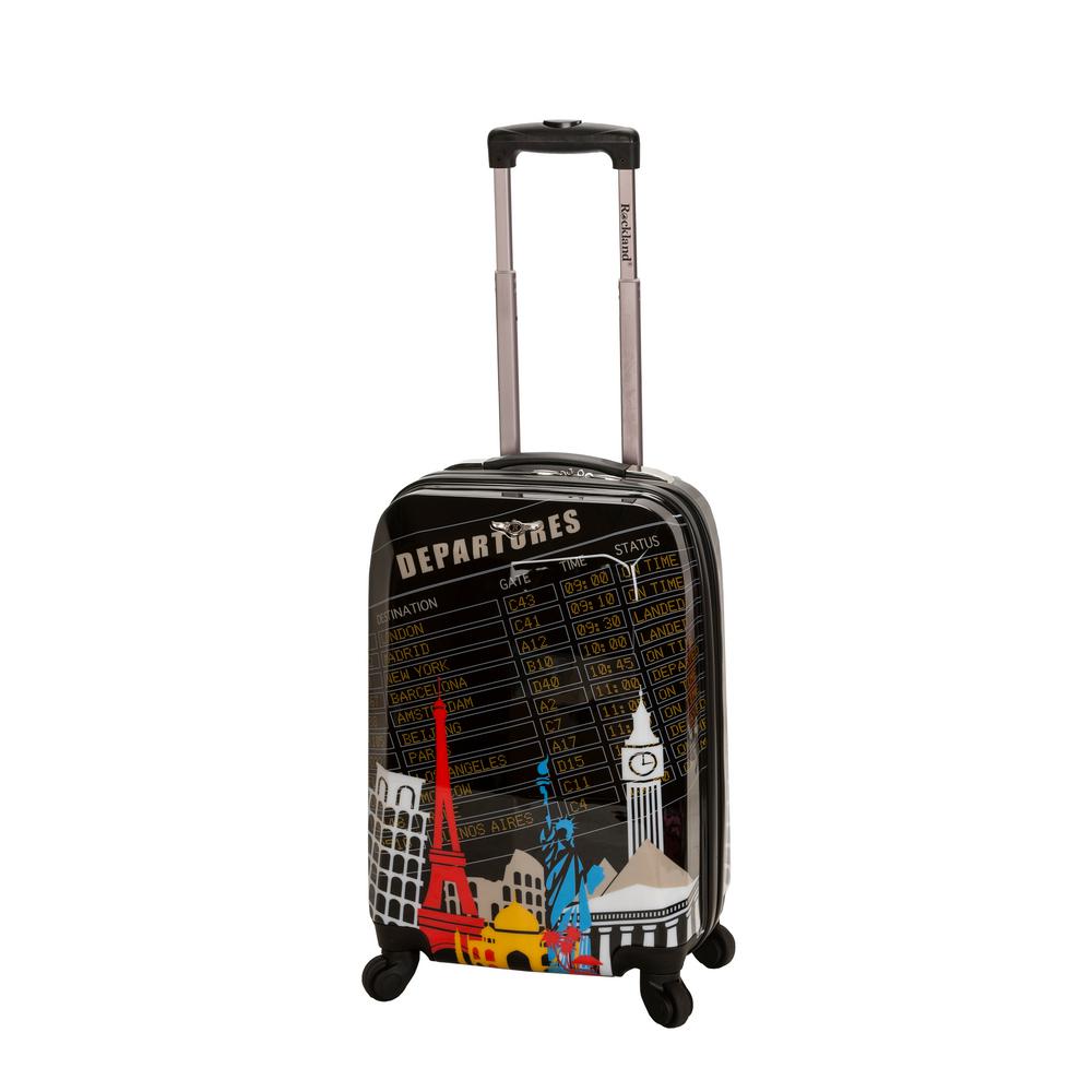 Rockland 20 in. Polycarbonate Upright with Spinner Wheels, Black was $160.0 now $56.0 (65.0% off)
