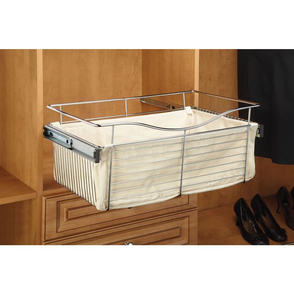 RevAShelf 7 in. H x 30 in. W x 16 in. D Tan Closet Basket LinerCBL