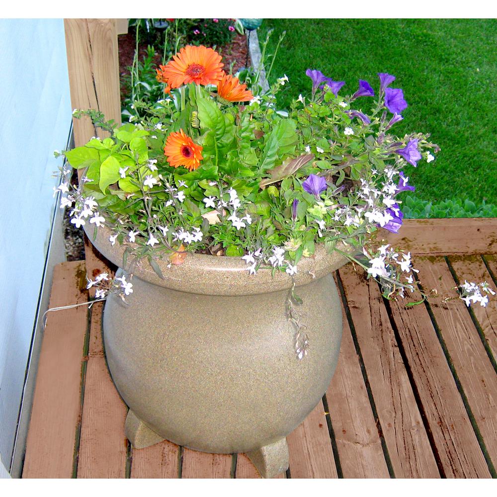 Koolatron Large Decorative Planter Sandstone Look Ldpss 30 The Koolatron Large Decorative Planter Sandstone Look
