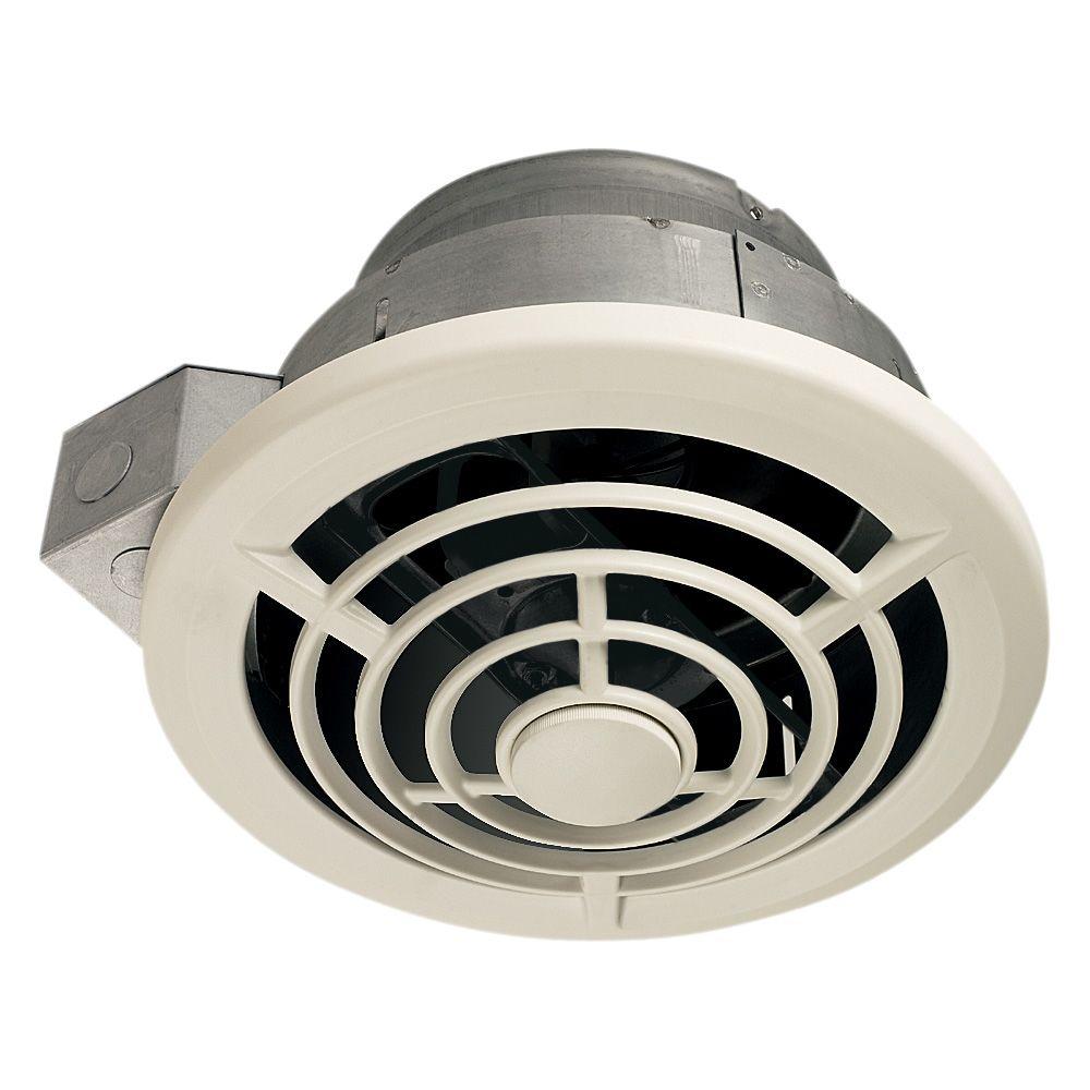 Broan NuTone 210 CFM Ceiling Utility Bathroom Exhaust Fan with 