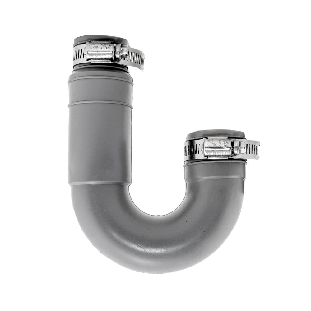 1-1/2 in. x 1-1/4 in. PVC Drain Trap-PFT-150 - The Home Depot