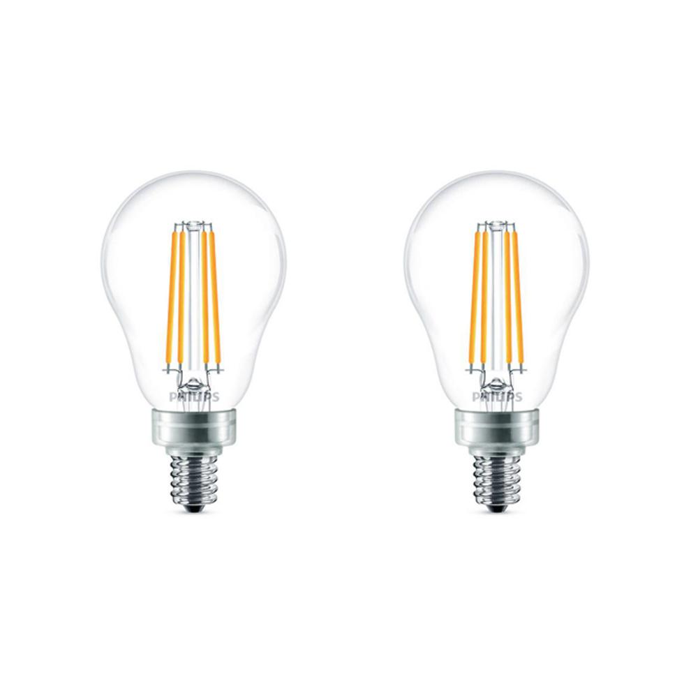 A15 Led Bulbs Light The Home Depot 60 Watt Equivalent A15 Dimmable Led Light Bulb Soft White 2 Pack