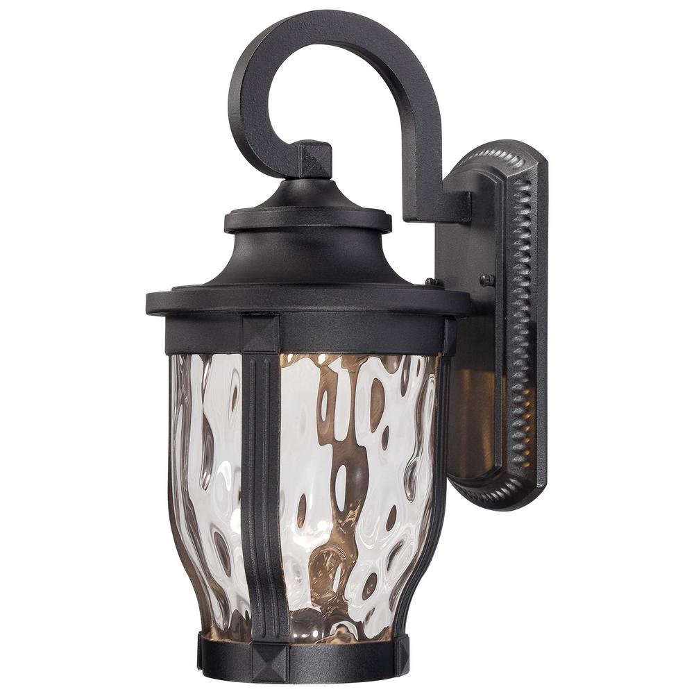 Minka Lavery Merrimack 1Light Black Outdoor Integrated LED Wall Mount