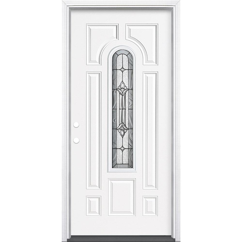 Masonite 36 In X 80 In Providence Center Arch Right Hand Inswing