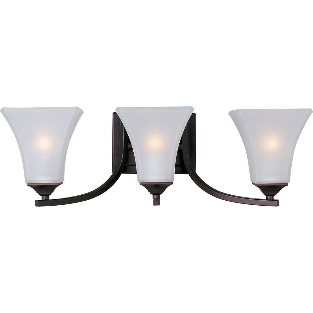 Maxim Lighting Aurora Oil Rubbed Bronze Bath Vanity Light Maxim Lighting Aurora Oil Rubbed Bronze