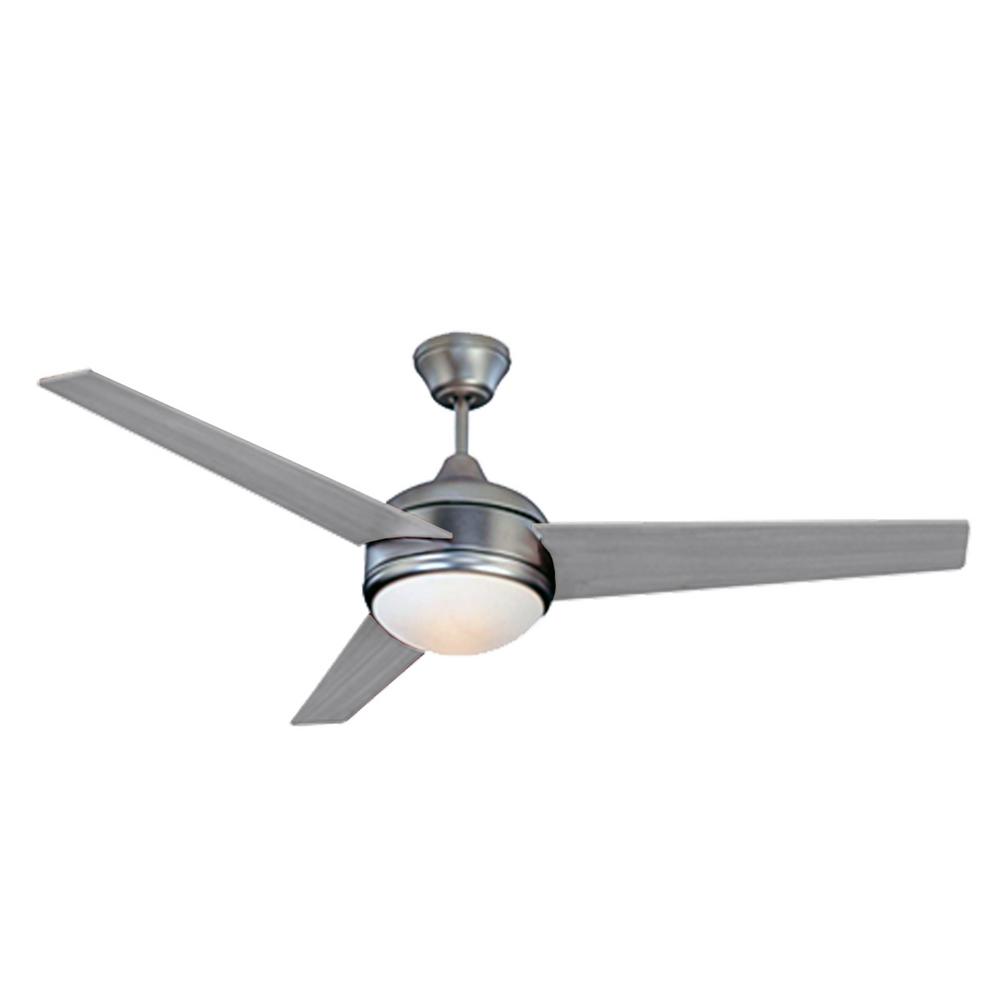 Hunter Antero 46 in. LED Indoor Brushed Nickel Ceiling Fan with Light59212 The Home Depot