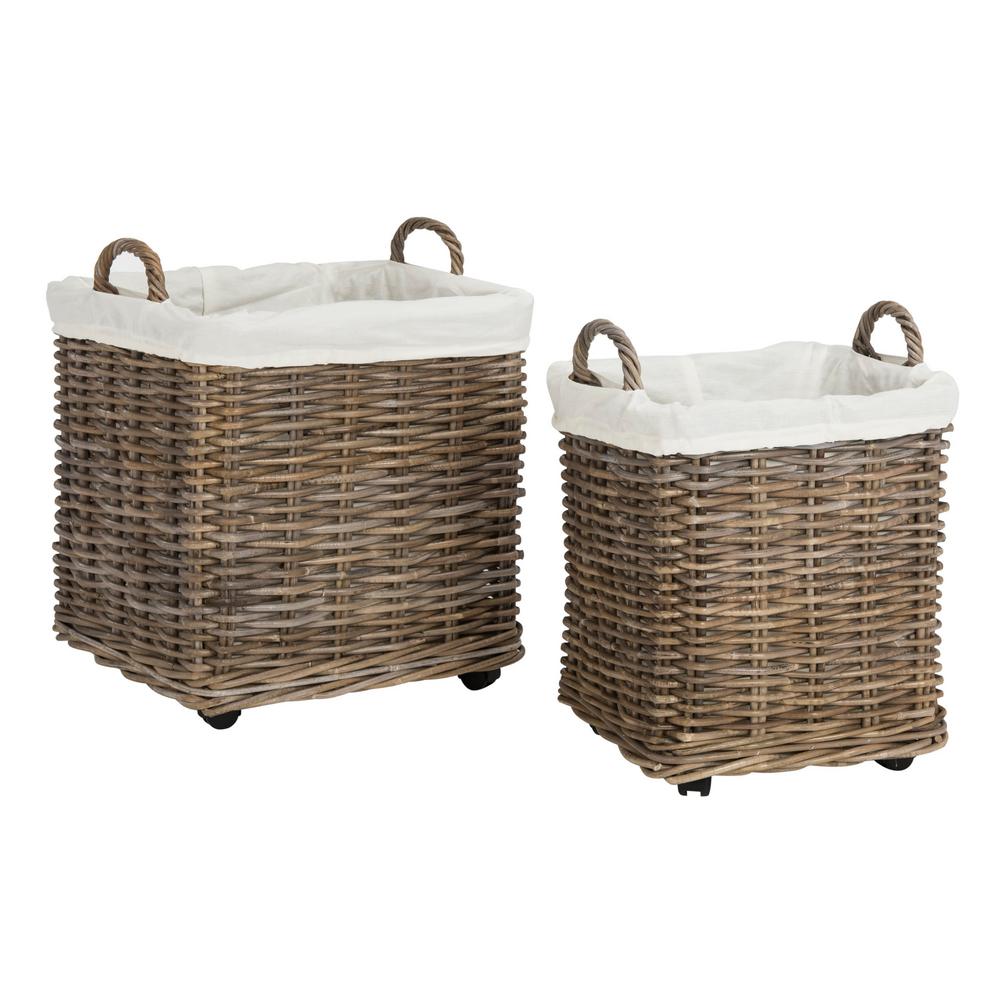 storage basket with wheels
