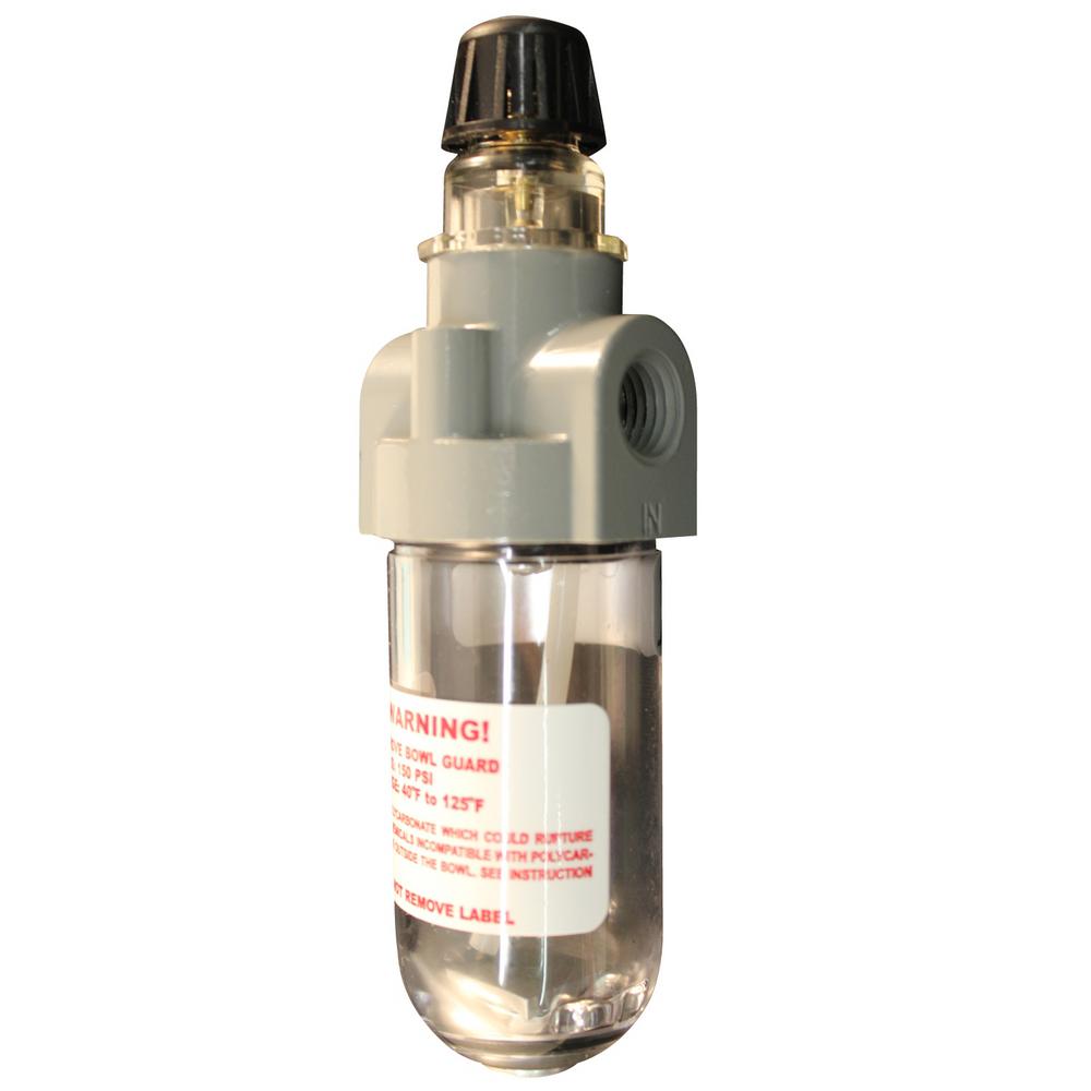 Milton Industries, Inc. 1/4 inch NPT Polycarbonate Mini Lubricator by Milton Industries, .