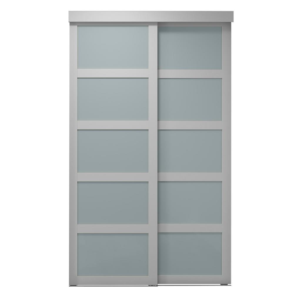 72 In X 80 5 In 5 Lite Indoor Studio Mdf Wood With Vinyl Frame